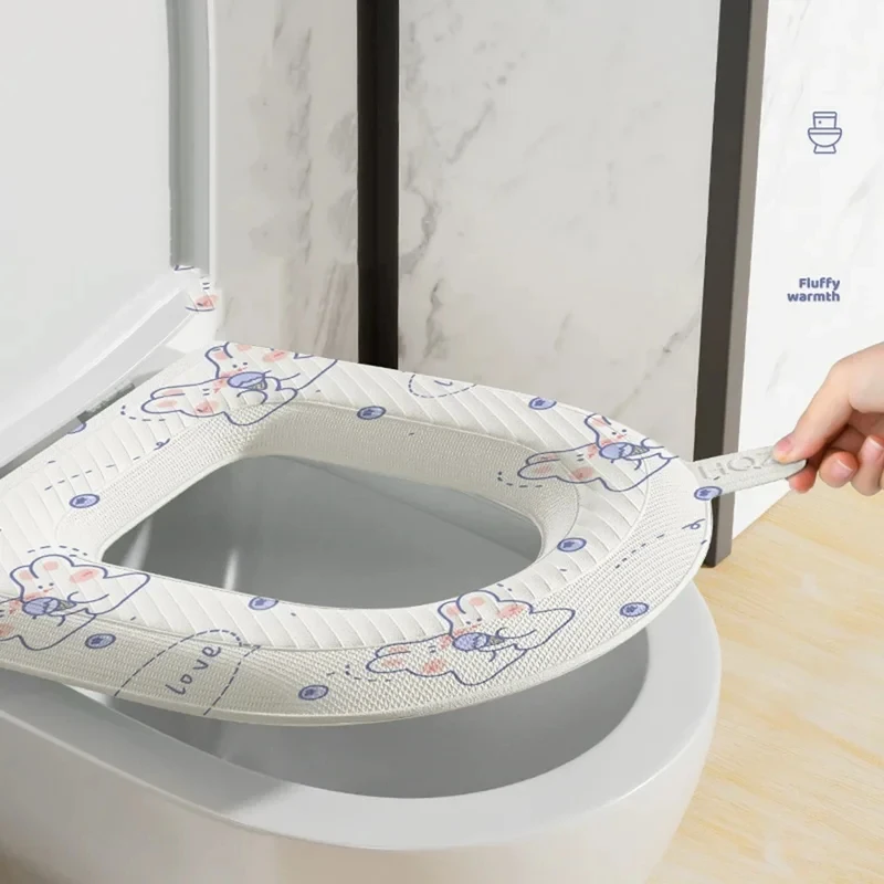 

Toilet Seat Cushion Device Washable Cushion Cover Toilet Seat Cushion For Men Women And Children At Home