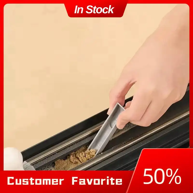 Top Sale Hand-Held Crevice Cleaner For Window Frame,Door Groove,And Sliding Door Track -Efficient Groove Cleaning Tool With Brus