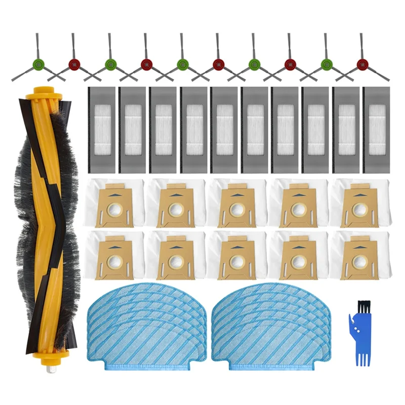 

Высокое качество для Ecovacs DEBOT OZMO T8+ / T8 AIVI / T8 Max / N8 Plus / N8 Pro Основная боковая щетка Фильтр Швабра Замена пылесборника Ac