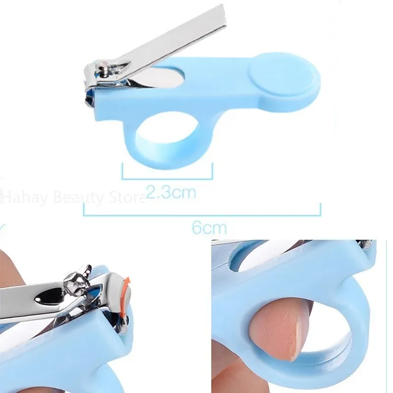 Baby Nail Cutters Shower Gifts Set 4 Color Kids Nail Clippers Safety Infant Finger Toe Trimmer Scissors Children Healthcare Tool