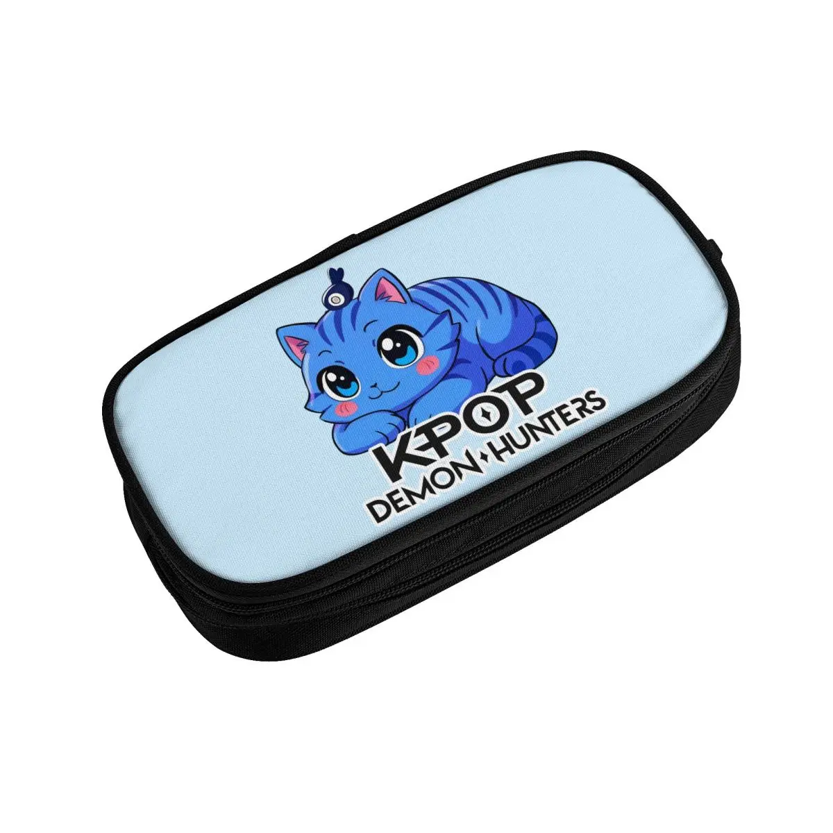 K-Pop شيطان الصيادين Derpy Sussy مقلمة كرتونية حقيبة أقلام لطيفة طالب تخزين كبير اللوازم المدرسية سستة صندوق رصاص