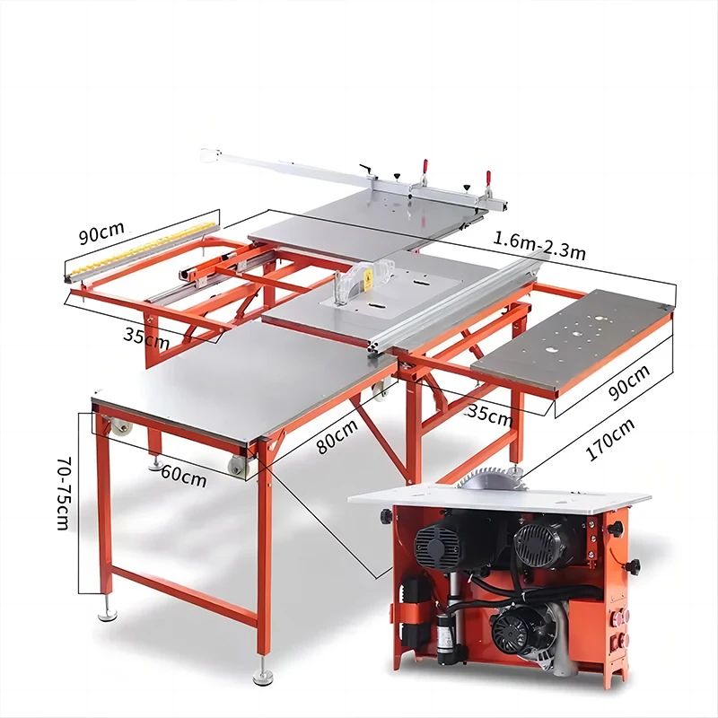 About High Quality Automatic Small Wood Cutting Band Saw Precision Furniture Panel Saw Machine for Woodworking&