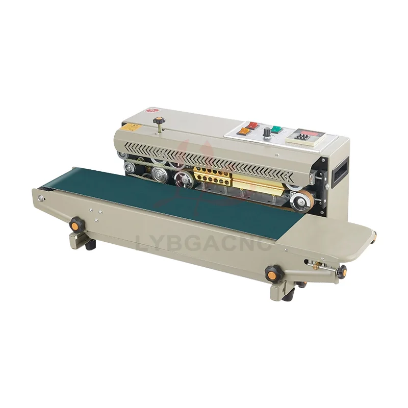 LY Tea Bags Sealing Machine for Food Snacks Plastic Bags Moon Cake Bags Printing Date Automatic Continuous Film Heat Sealer view 2
