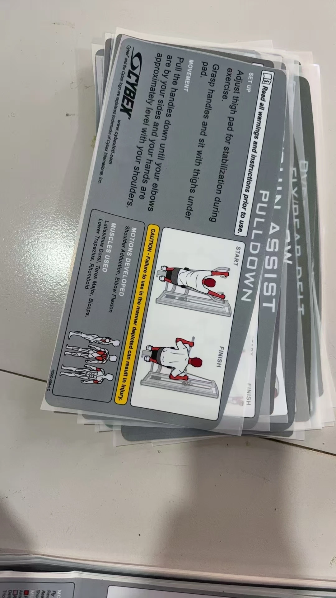 Fitness equipment label Hammer lifefitess cybex sticker - AliExpress 18