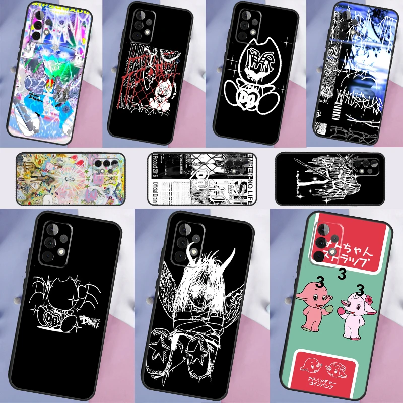 Drain Gang Fundas For Samsung Galaxy A54 A34 A14 A52 A32 A22 A12 A13 A23 A33 A53 A73 A51 A71 Case