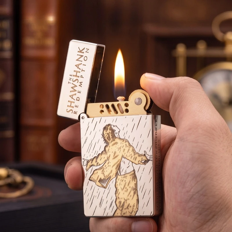 Zorro Z799 Ultra-thin Piano Sound Windproof Kerosine Lighter, Creative and Personalized Collection for Men's Gifts