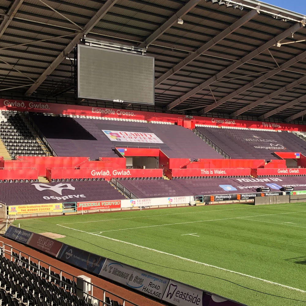 

High Quality Custom Logo Brand Reserved Printed Stadium Seat PVC Covers Oversized Seat Cover for Sport Stadium