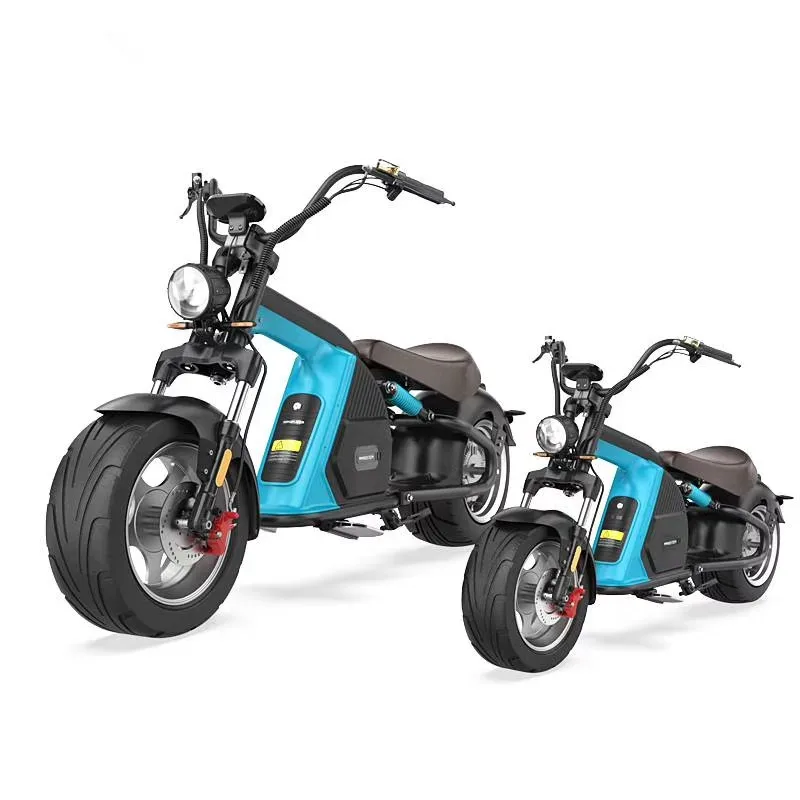 Hot 2000w 60v 20Ah Long Range Electric City Coco Motorcycle Fat Tire Electric Scooter