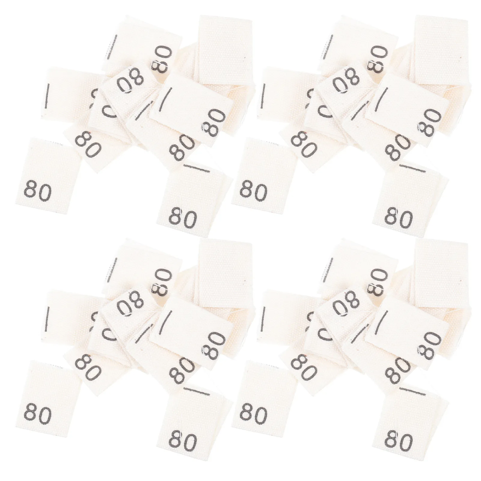

200Pcs Garment Size Tags for 's Wear Printed Size Labels Easy to Sew No Fade Lightweight Storage Friendly Clothing