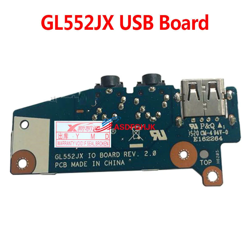 Original USB Audio Jack Board For ASUS GL552 GL552J GL552JX Laptop 100% TESED OK