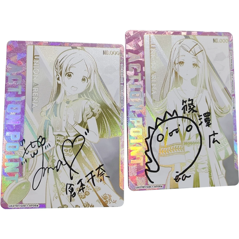 

Gakuen Idolm@ster UA UNION ARENA Collection Card China Kuramoto Hiro Shinosawa Signature Card Textured Refractive Flash Gift