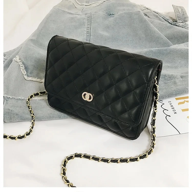 Luxury Handbags Fashion 2023 Fashion Women Leather Messenger Shoulder For Daily Designer Female Crossbody Bag Lock Black