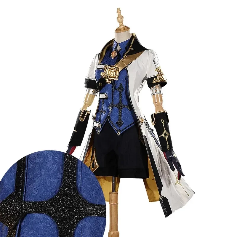 Genshin Impact Kostuums Albedo Cosplay Halloween Kostuum Party Show Kostuum Volledige Kleding Pruik Schoenen Plus Size