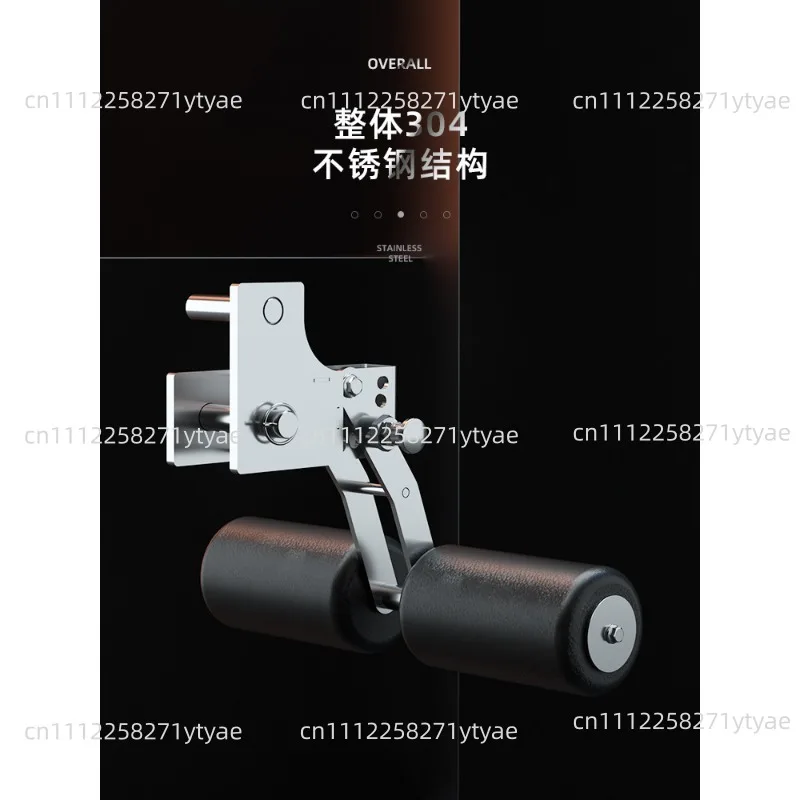 Stainless steel squat frame, leg press expansion frame, high pull-down leg stopper, universal fitness equipment accessories