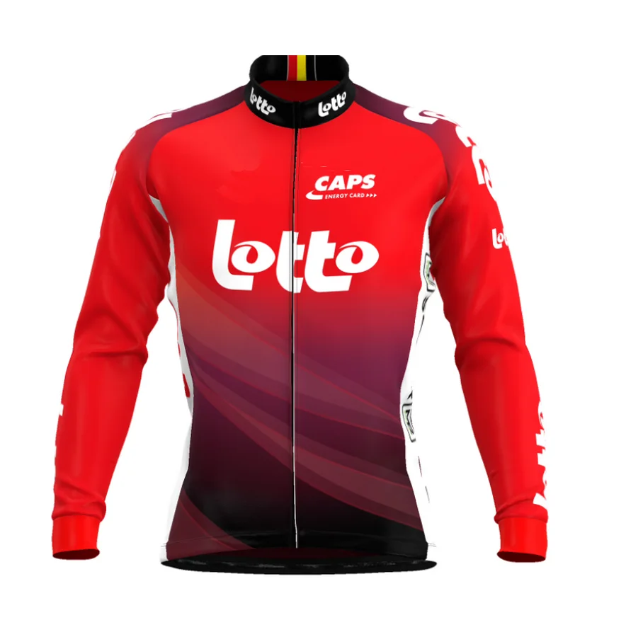 SPRING SUMMER 2025 LOTTO TEAM Cycling Jersey Long Sleeve Bicycle Clothing With Bib PANTS Ropa Ciclismo