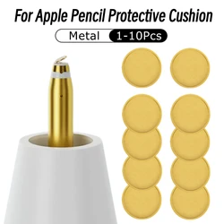 Dla Apple Pencil 1/2 Generation Metal Stylus Pen Tip Protective Pad Replacement Patch Touchscreen Pen Tip Protector Pad Core