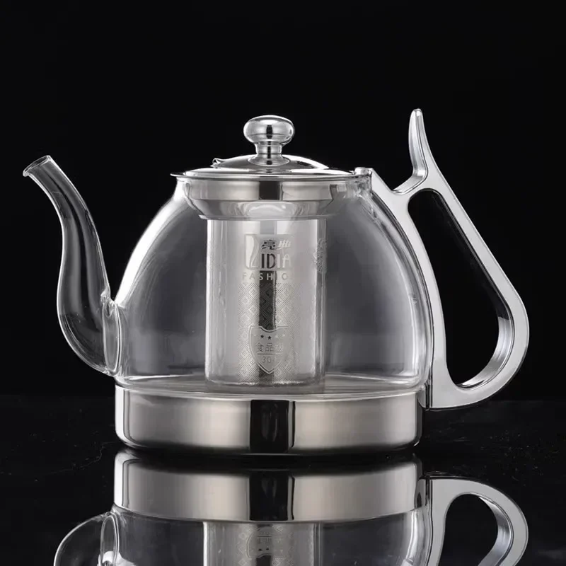 Heat Resistant Glass Teapot Electromagnetic Furnace Multifunctional Teaports Induction Cooker Kettle - view 6