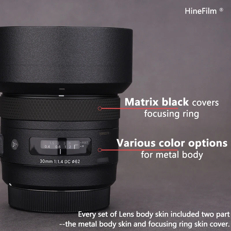 สำหรับ Sigma 30 F1.4ฟิล์มกันรอย, ฟิล์มกันรอยสำหรับผิวเลนส์30 1.4สติกเกอร์ติดเลนส์ DC F1.4 30มม.