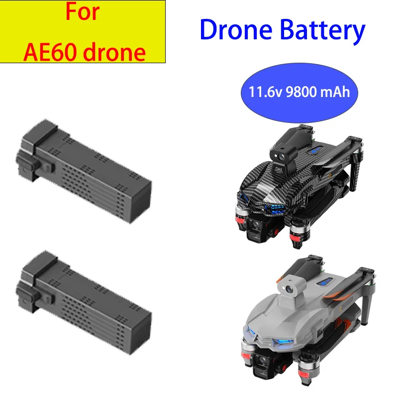 Image of AE60 GPS-Drohnenbatterie 11,4 V 9800 mAh Akku für AE60 Ultra Bateria Flugzeit 50 Minuten