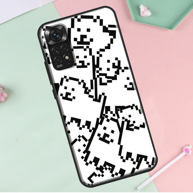 Undertale Annoying Dog For Redmi Note 12 Pro Plus Cover For Redmi Note 10 8 9 11 Pro 12S 11S 10S 9S 9C 10C 12C Case