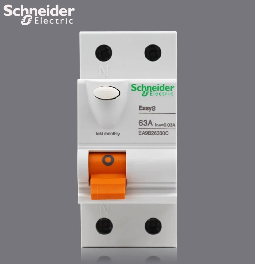 Schneider electric Residual current protection circuit breaker EA9R RCBO  2P type C 6A 10A 16A 20A 25A 32A 40A 50A 63A EA9RN