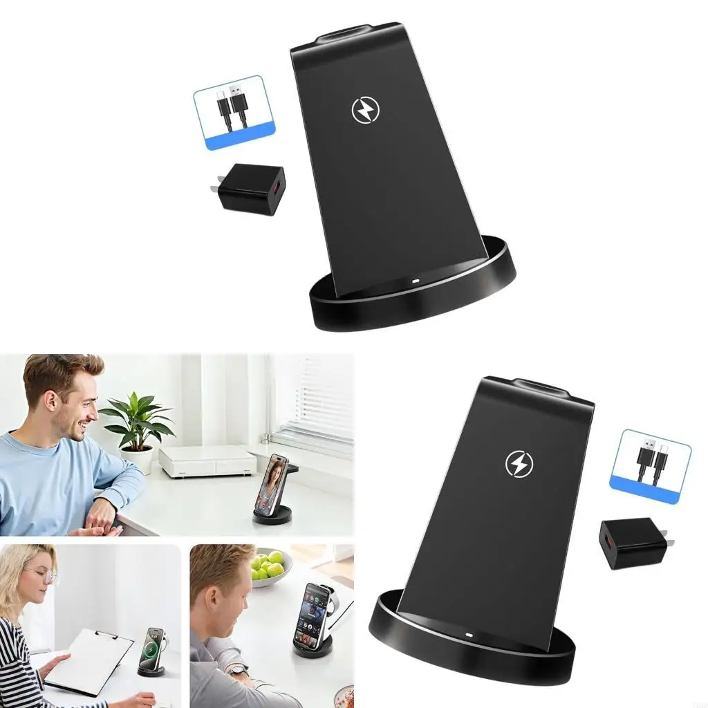 J1HD 3 In 1 Wireless Station For Phone Watch And Earphone With Fast