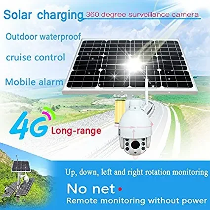 屋外用4倍光学ズーム3G/4G SIMカード対応PTZスピードドーム型IPカメラ