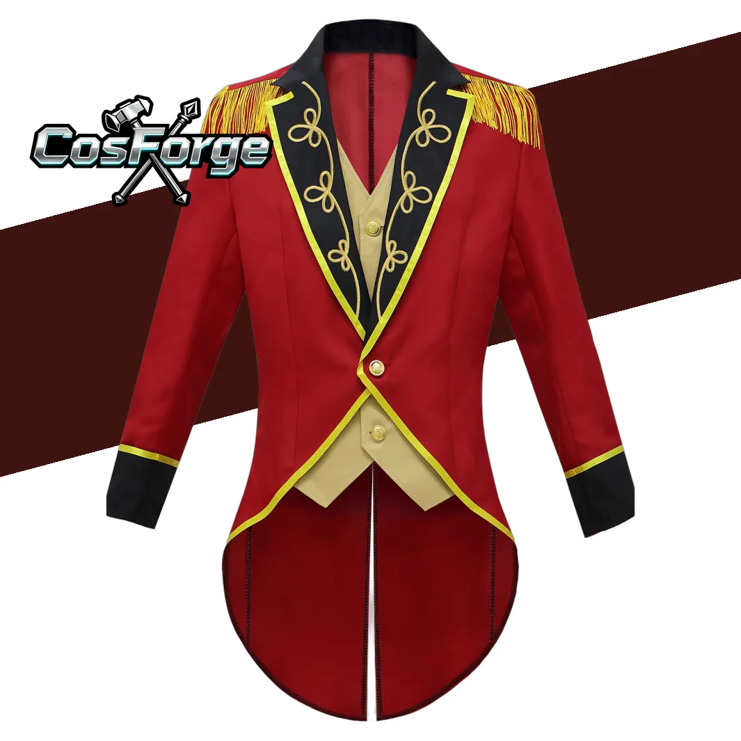 

Circus Ringmaster Medieval Vintage Cosplay Costume - Men's Stand Collar Coat Stage Performance Halloween Suit