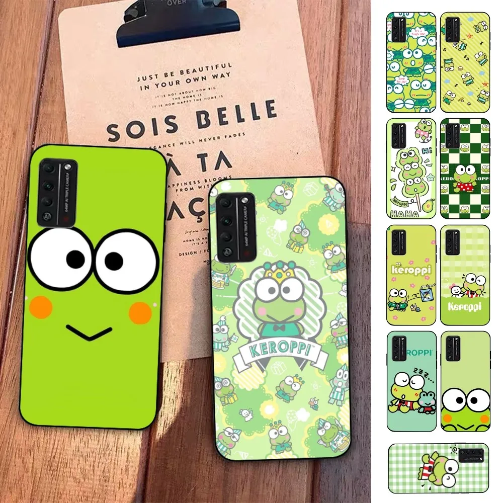 Cartoon K-Keroppi Green Frog Phone Case For Huawei Honor 10 Lite 9 20 7A 9X 30 50 60 70 Pro Plus Soft Silicone Cover