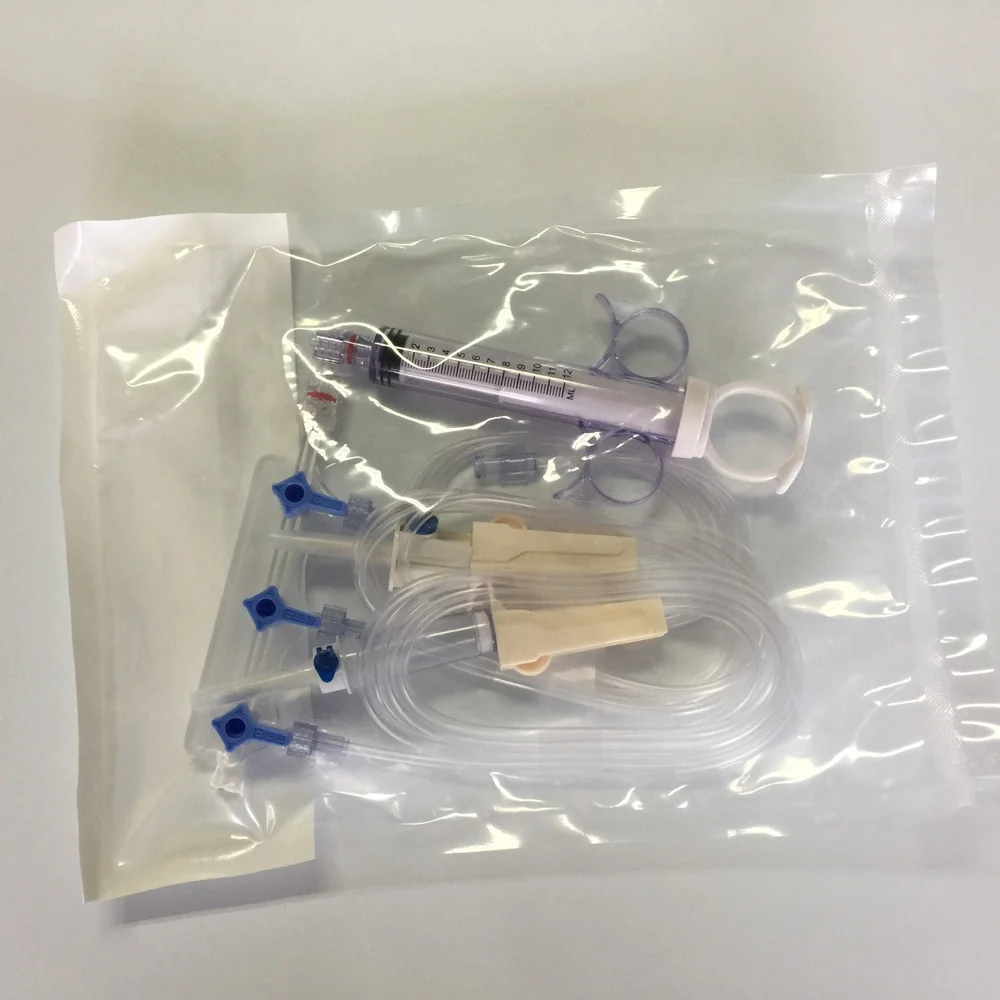 Disinfecting PC PE Cardiovascular Kit Single-handle Use 3-Port Manifold Set OEM/ODM Cost-effective