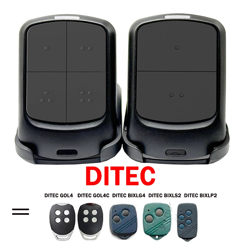 

DITEC 433 МГц пульт дистанционного управления для гаражных ворот DITEC GOL4C GOL4 BIXLG4 BIXLP2 BIXLS2 открывалка подходит для управления гаражными воротами