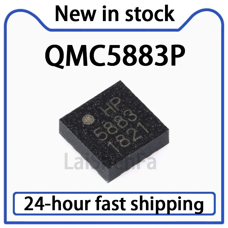 5PCS QMC5883P LGA-16 SMT Three-axis Geomagnetic Sensor IC Chip in Stock