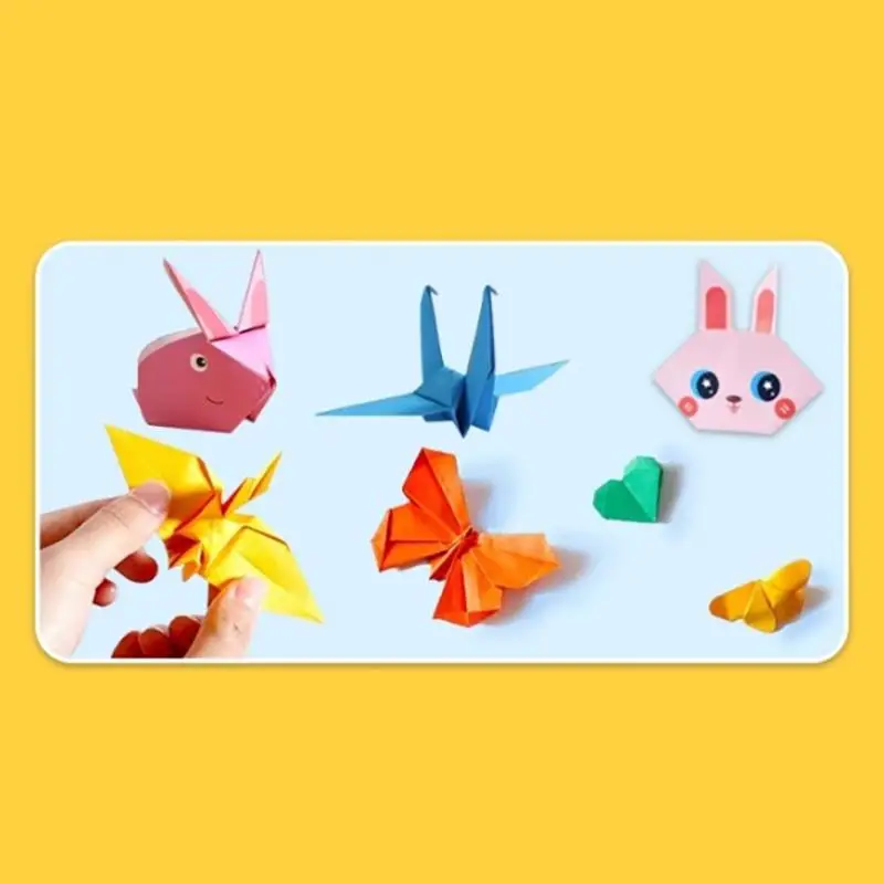 New 50/100pcs A4 Paper 10 Color Copy Paper Printing Paper Color Hand Folding Paper For Kids DIY Art School Home Projects