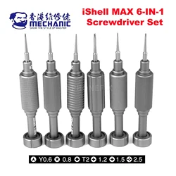 MECHANIC High Hardness Precision Screwdriver Convex Cross Torx T2 Y0.6 Pentalobe for Phone Watch Tablet Repair Opening Tool