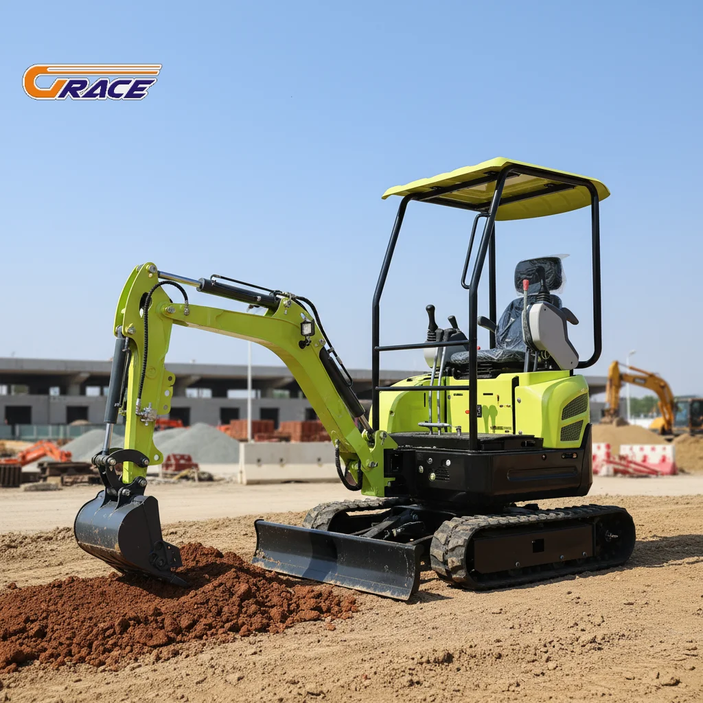 

Customize Mini Excavator Crawler Digger 1 Ton EPA Approved Garden Farm Construction Use Wholesale