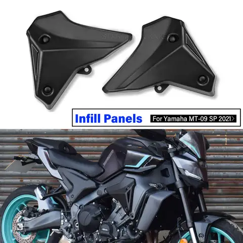 오토바이 Yamaha MT 09 MT09 SP 2021-2025 프레임 인필 페어링 패널 측면 장식 패널 MT-09 Gen 3 & Gen 4 액세서리
