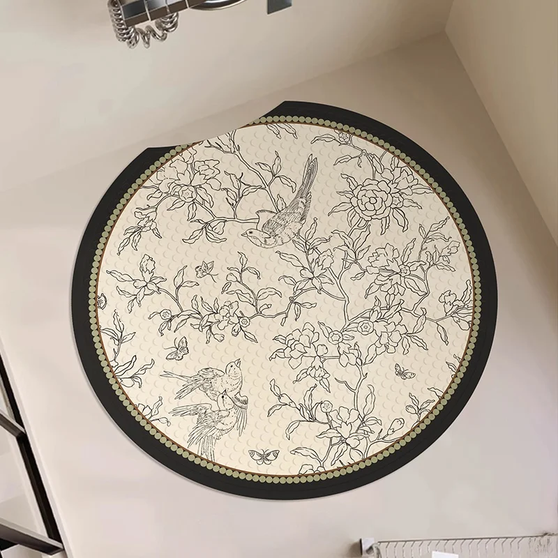 

Spring Swallow Batoom Anti-Slip Mat ower Strong Suction Bath Anti-Fall Home Use Foot Pad Toilet Floor Mat No Wa