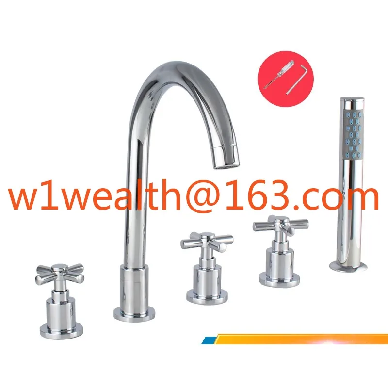 Hot and cold faucet by the Jacuzzi Shower Mixing valve Water diversion switch Baby pet bathtub Shampoo bed