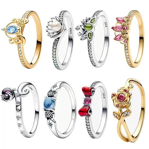 New Princess Ring Series Women Finger Ring For Party Jewelry