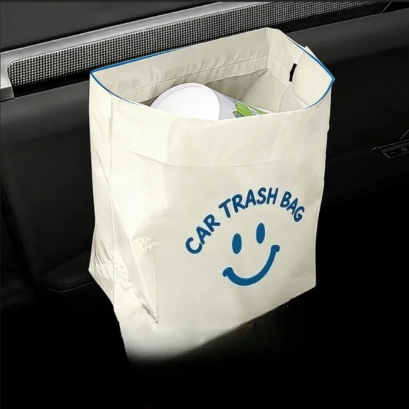 Sticky Hanging Car Cleaning Bag Self Standing Large Disposable Bag In Car Debris Portable Storage Garbage Bag Car Garbage Bag
