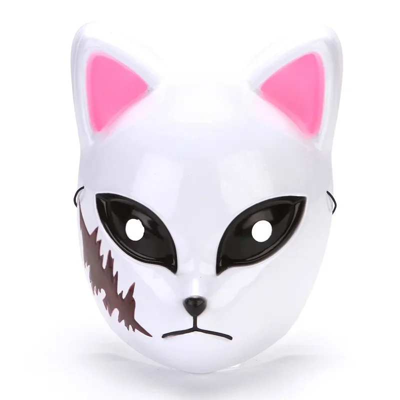 Japanische Anime Dämon Slayer Maske Cosplay verdicken Plastik masken Halloween Party Kostüm Requisiten Fuchs Maske