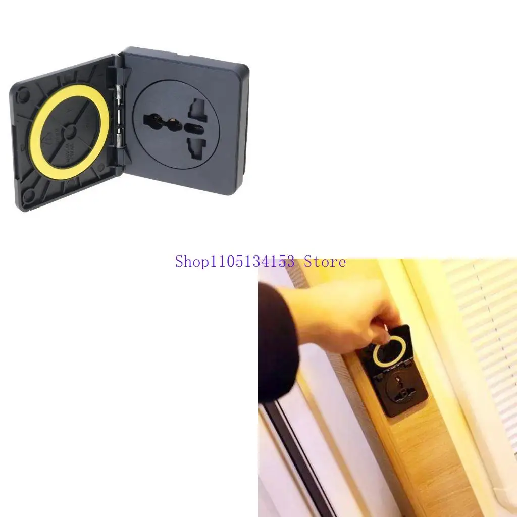 

hg89 RV Модифицированная дверь склада Внешняя сеть Заимствование розетки Водонепроницаемая