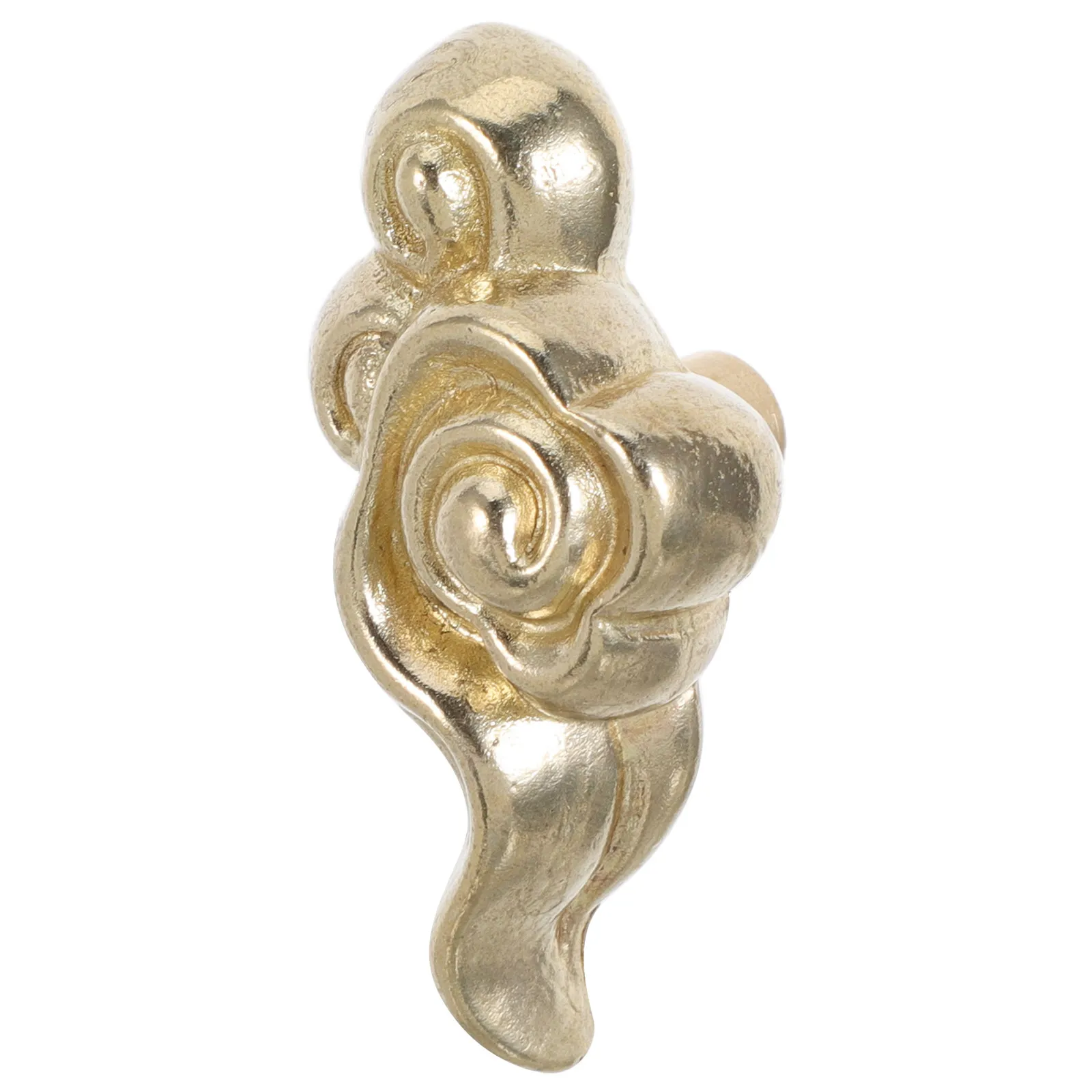 Solid Brass Cloud Motif Cabinet Knob Vintage Drawer Pull Decorative Cupboard Handle Bedroom Kitchen Wardrobe Office Furniture
