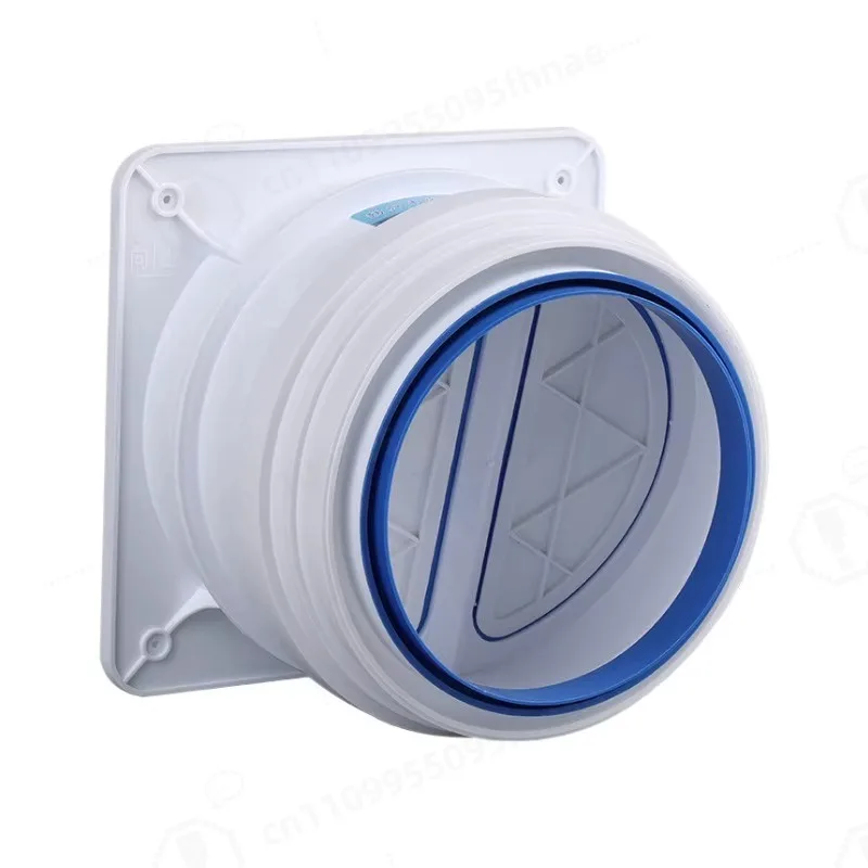 YC‑AH YC7923 Anti‑Smoke Backflow Check Valve Universal Flue Damper for Kitchen Bathroom Range Hood Exhaust Pipe