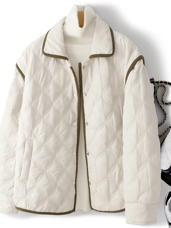 

Корейский Sle, повседневная легкая хлопковая куртка с вышивкой, женская верхняя одежда, теплая весна-осень-зима, моя