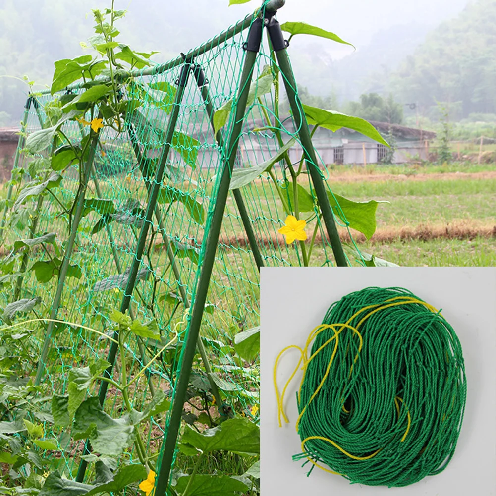 For Climbing Plant Trellis Netting Made from Strong Polyethylene for Enhanced Air Circulation and Vertical Growth in Gardens
