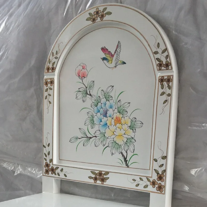 Zhigaomei dining  export furniture hand-painted leisure chair high-end chair meeting factory wholesale