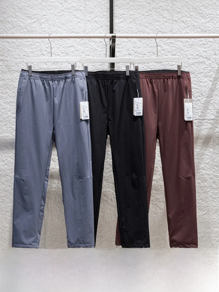 

High-End 3D Sed Elastic Waist Qui Dry Breathable Men's Casual Pants Autumn New Sle Comfortable Straight Leg Trousers