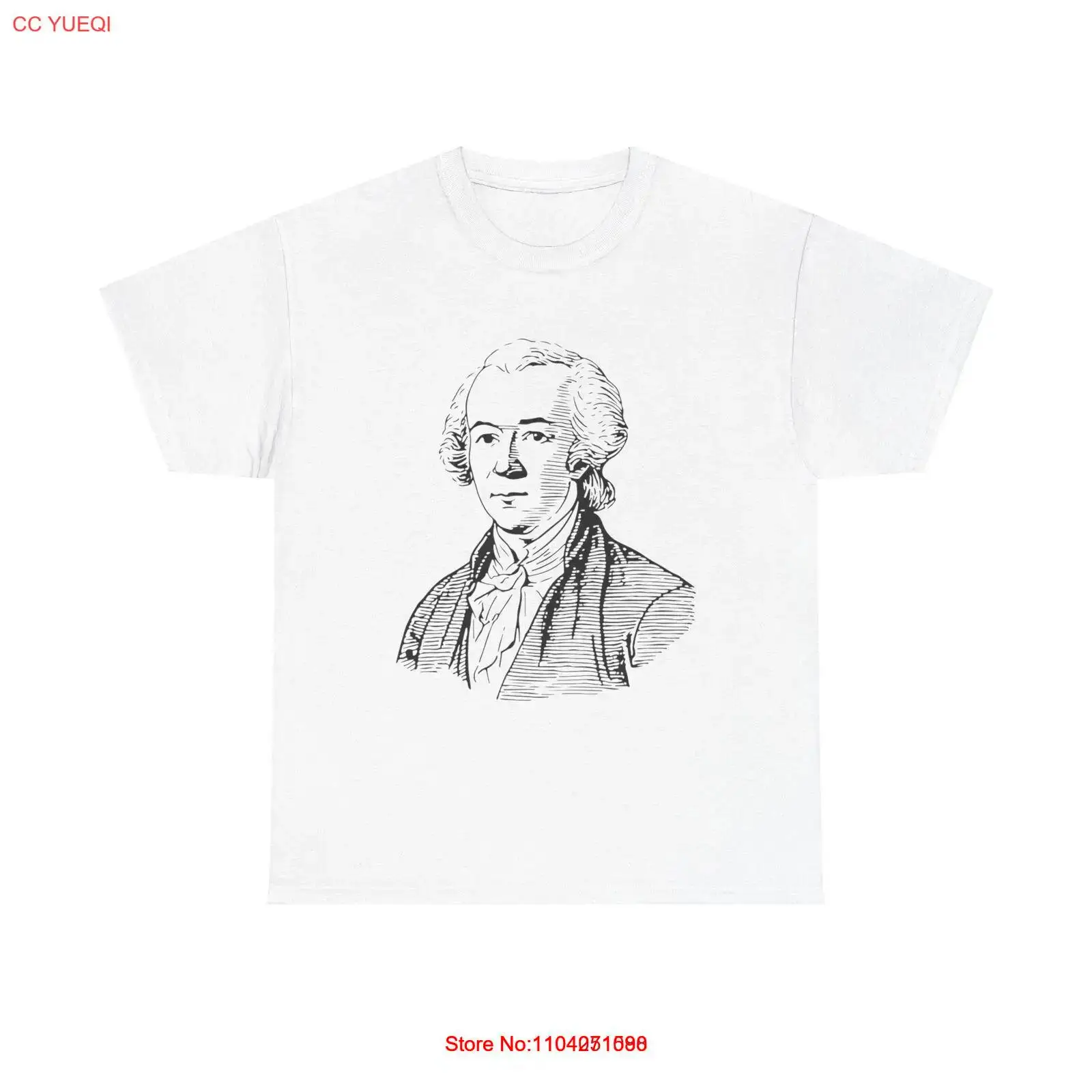 Leonhard Euler Portrait T-Shirt - mathematics physics science engineer history