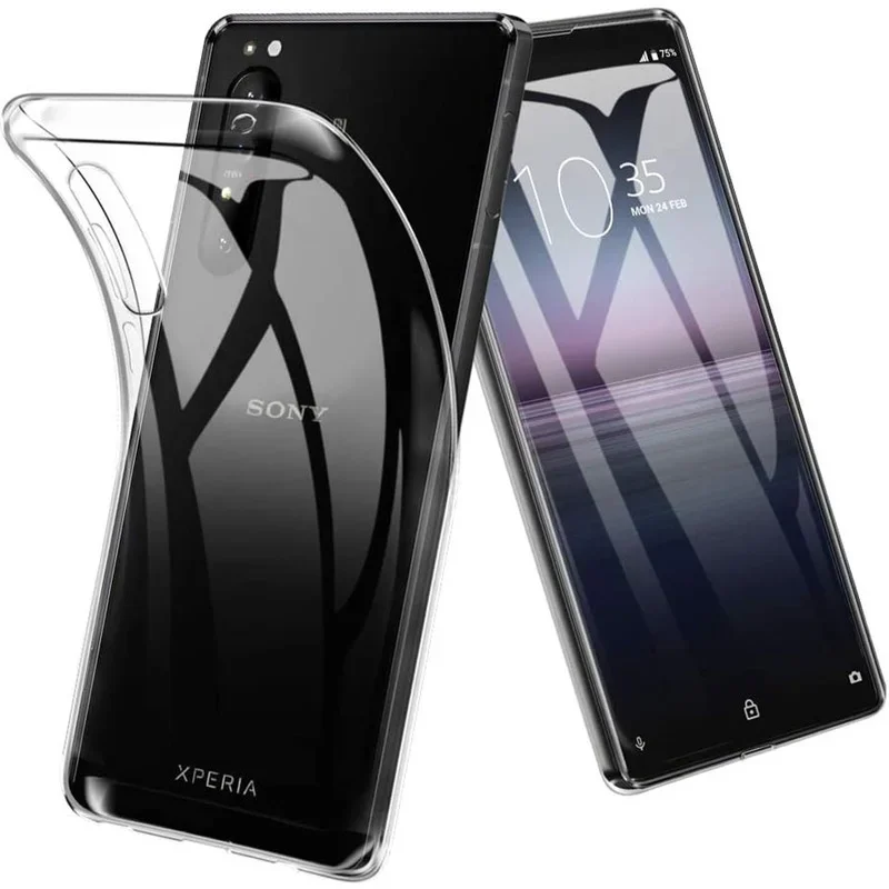 حافظة من السيليكون الشفاف الناعم لهاتف سوني اكسبيريا 1 VII 5 V IV 5 III 10 VII VI IV III Pro-I 1 III Xperia 1 VII VI V iv 5 IV #4